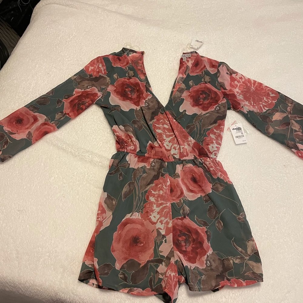 Charlotte Russe Floral Romper